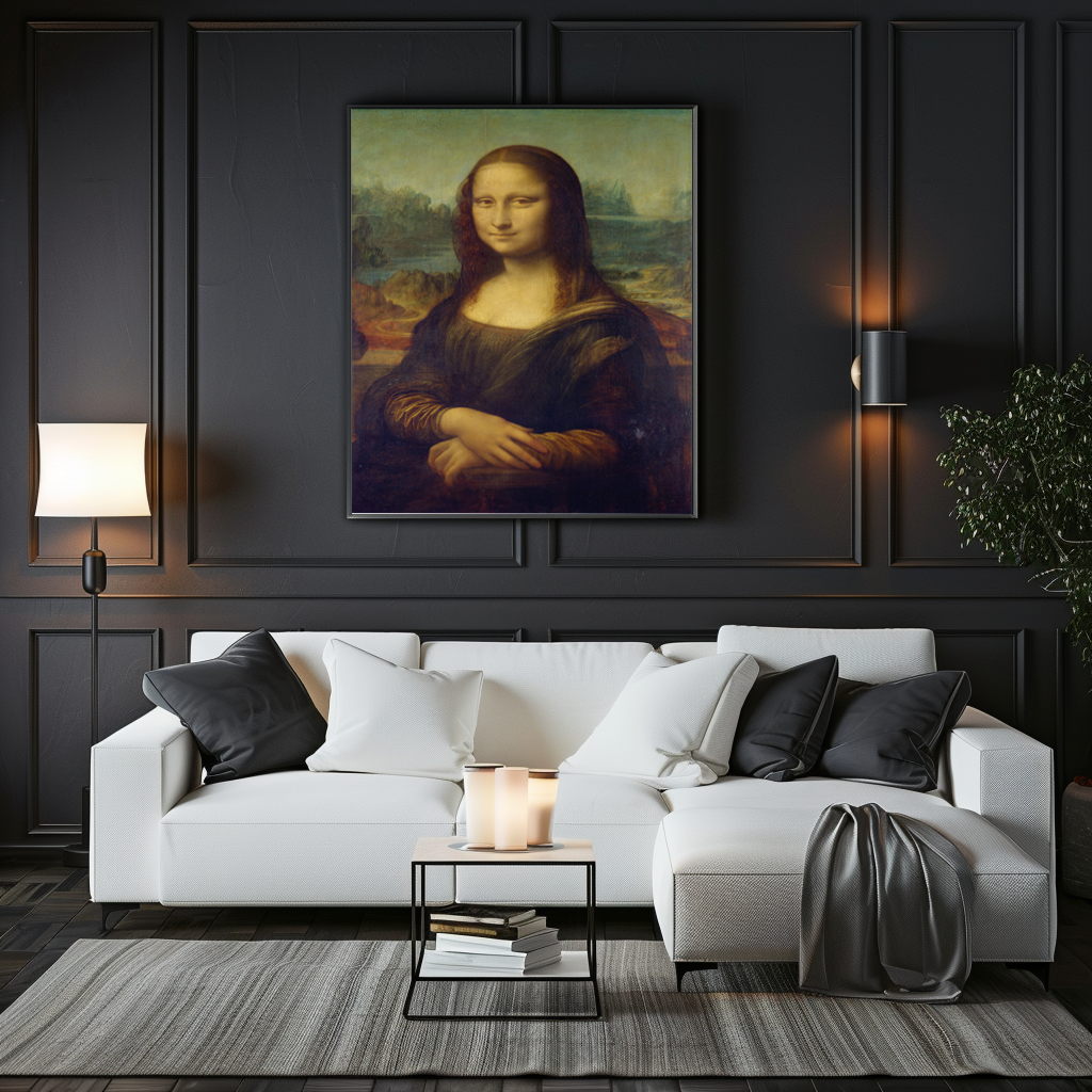 La Joconde - Léonard de Vinci - Toile premium 430g (qualité galerie)