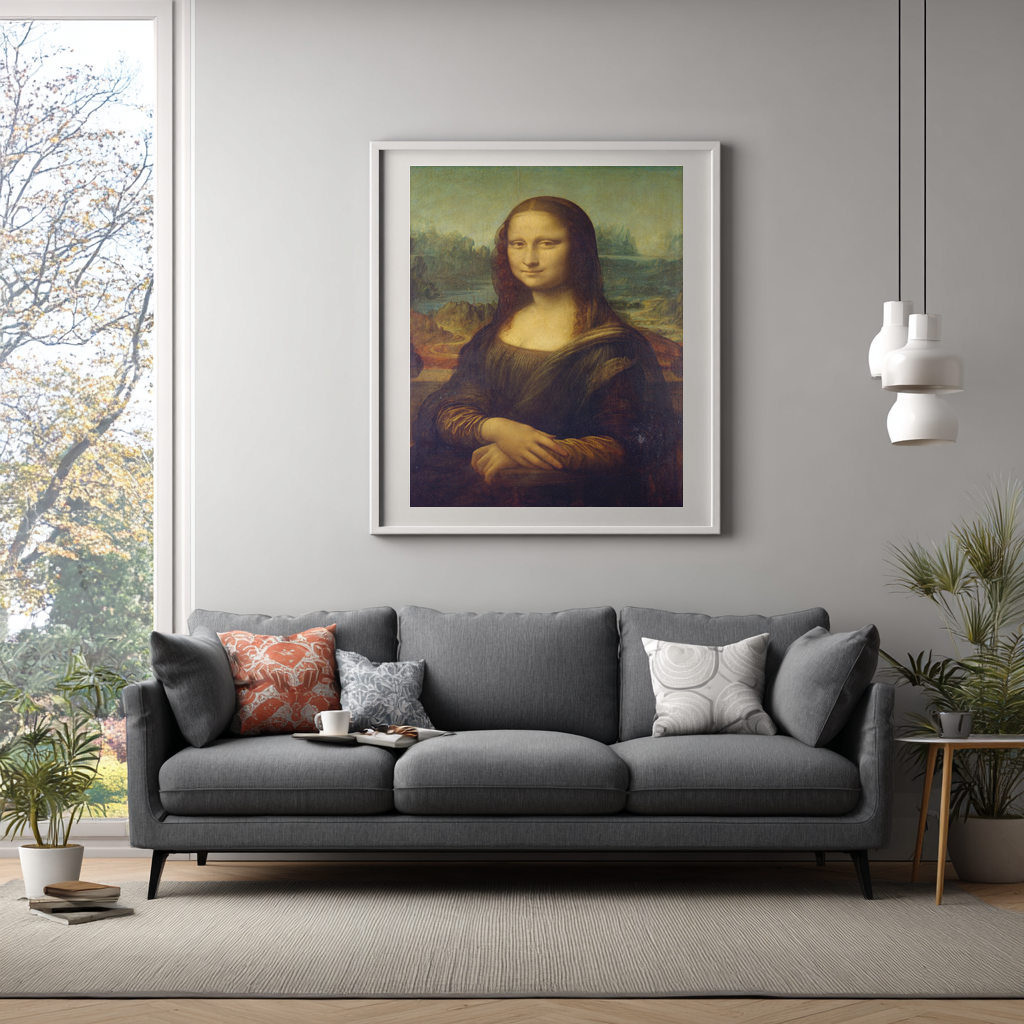 La Joconde - Léonard de Vinci - Toile premium 430g (qualité galerie)