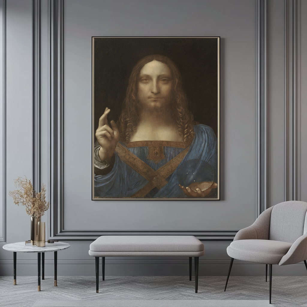 Salvator Mundi - Leonardo Da Vinci - Premium canvas 430g (gallery quality)