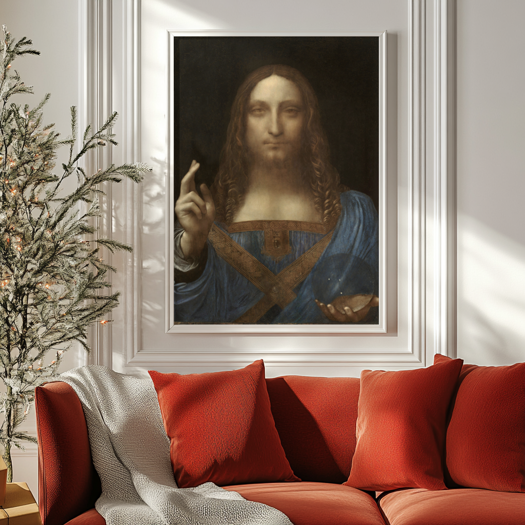 Salvator Mundi - Leonardo Da Vinci - Premium canvas 430g (gallery quality)