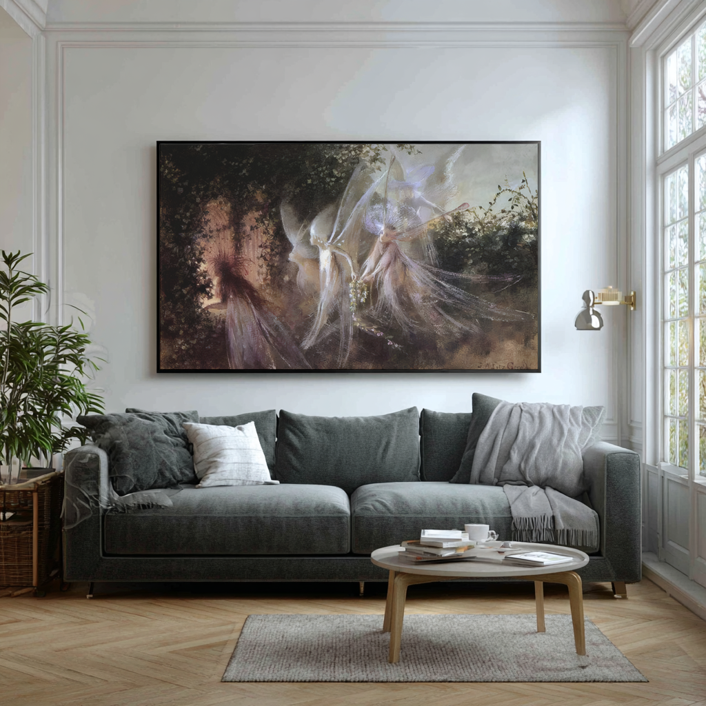 Fairy Passage - John Anster Fitzgerald - Premium Canvas 430g (gallery quality)