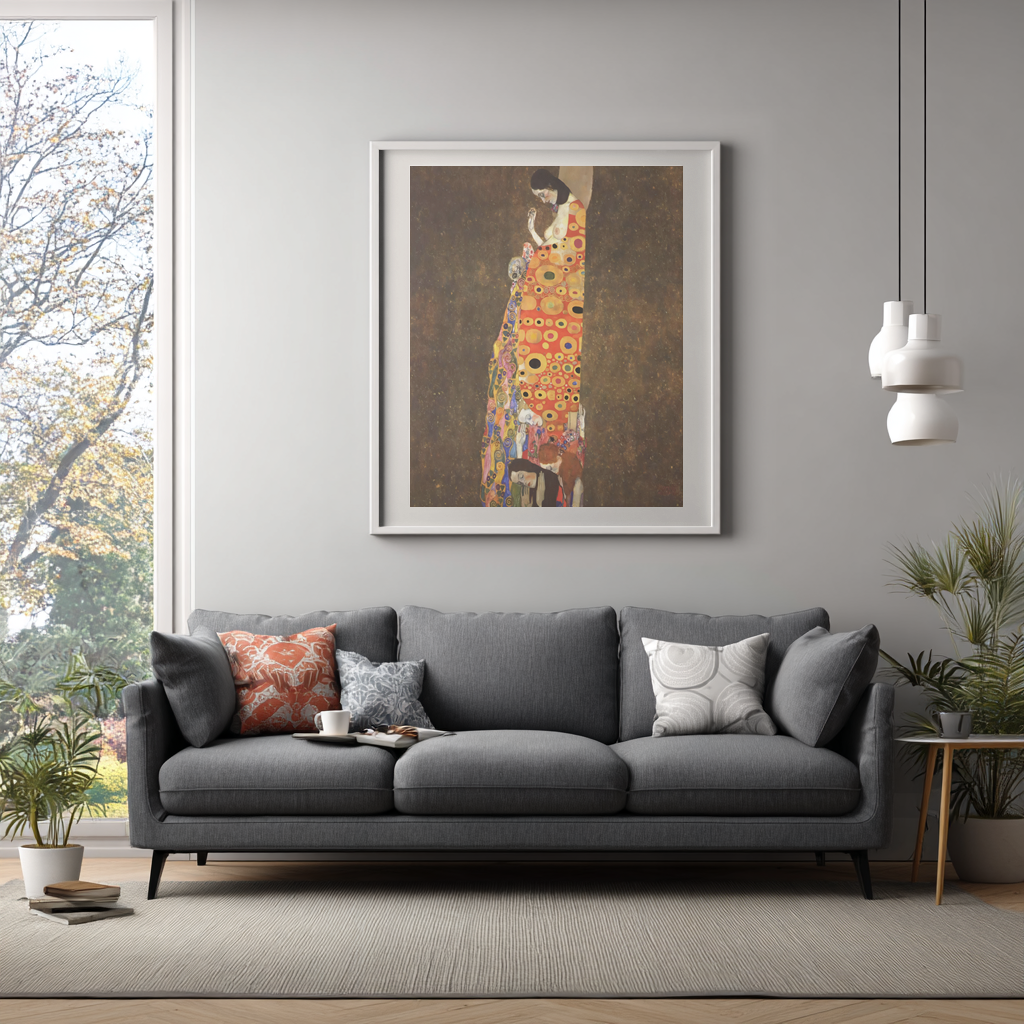 L'Espoir II - Gustav Klimt - Toile premium 430g (qualité galerie)