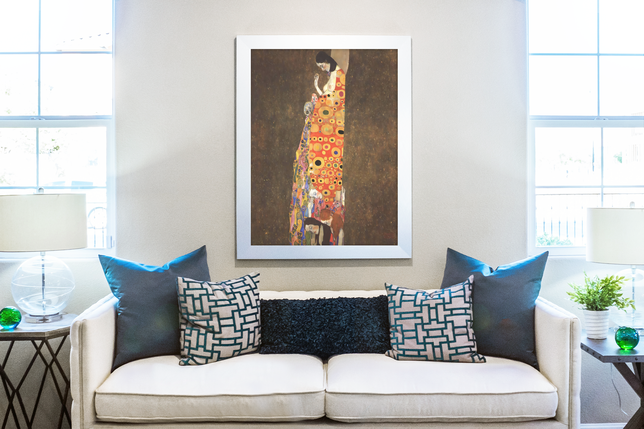 The Hope II - Gustav Klimt - Premium canvas 430g (gallery quality)
