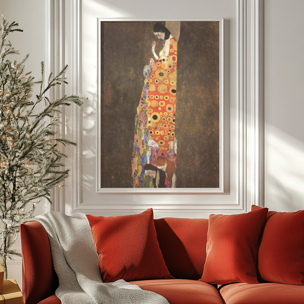 The Hope II - Gustav Klimt - Premium canvas 430g (gallery quality)