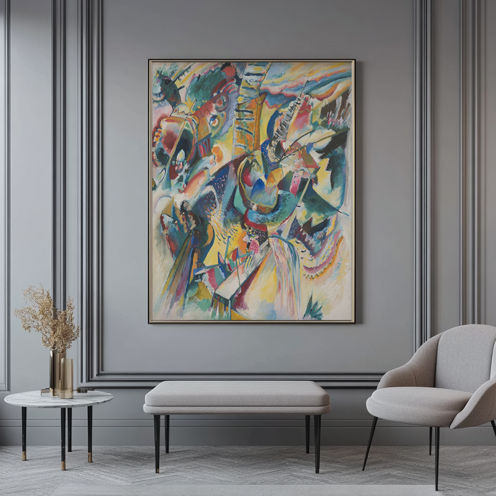 Improvisation Klamm - Wassily Kandinsky - Toile premium 430g (qualité galerie)