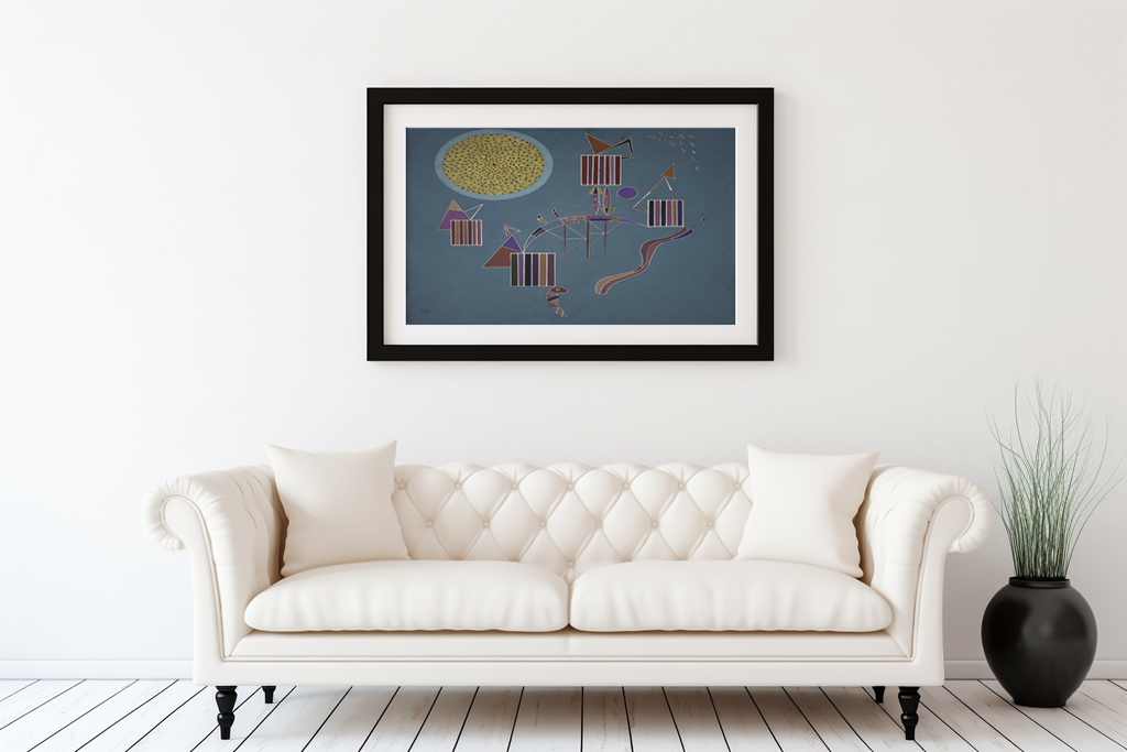 Une fête intime - Wassily Kandinsky - Toile premium 430g (qualité galerie)
