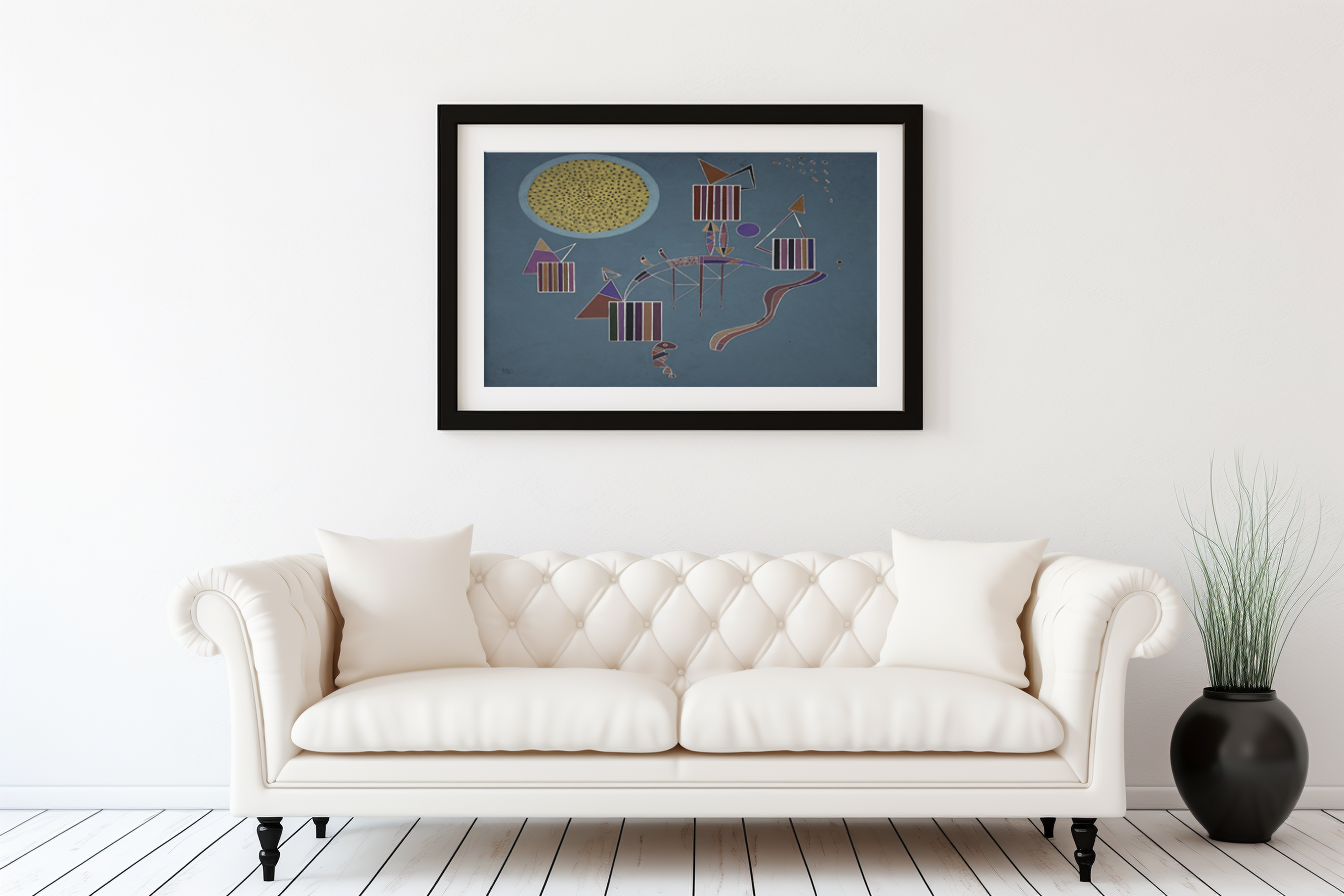 An Intimate Feast - Wassily Kandinsky - Premium 430g canvas (gallery quality)