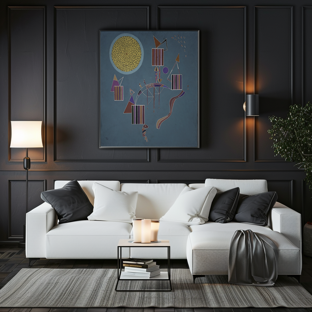 Une fête intime - Wassily Kandinsky - Toile premium 430g (qualité galerie)