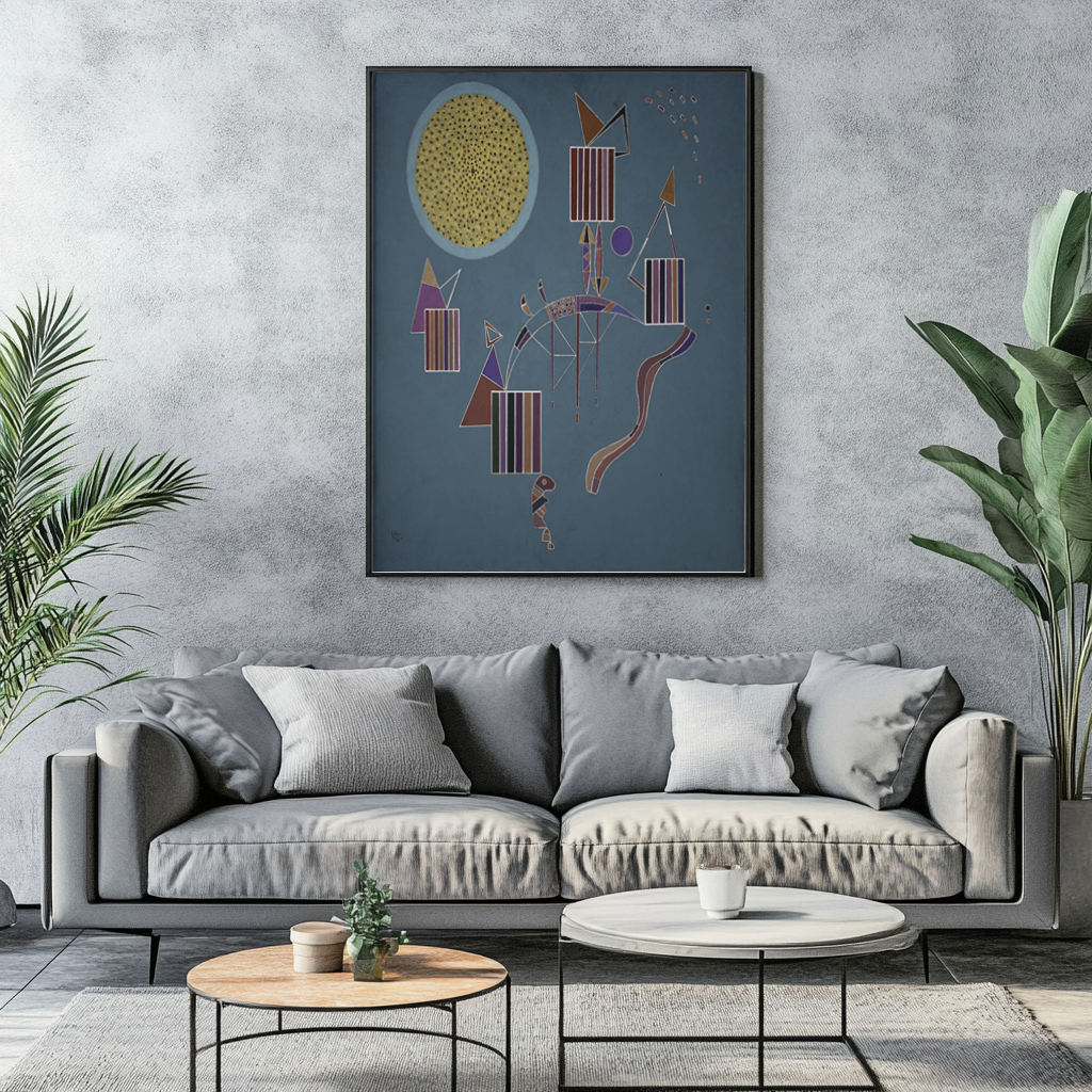 An Intimate Feast - Wassily Kandinsky - Premium 430g canvas (gallery quality)