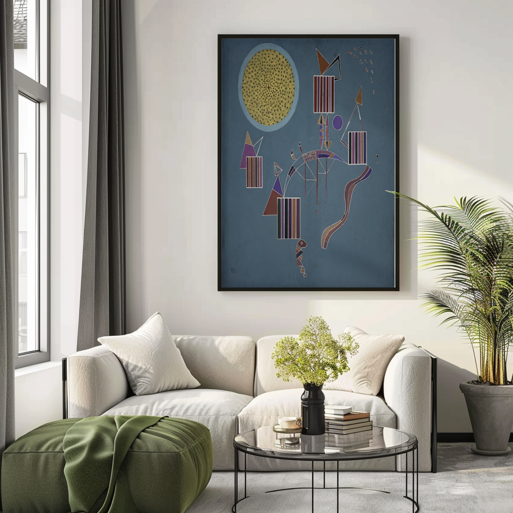 Une fête intime - Wassily Kandinsky - Toile premium 430g (qualité galerie)