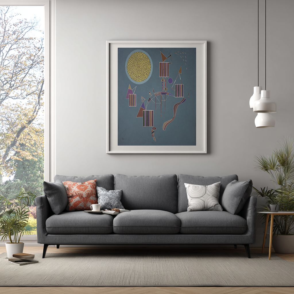 An Intimate Feast - Wassily Kandinsky - Premium 430g canvas (gallery quality)