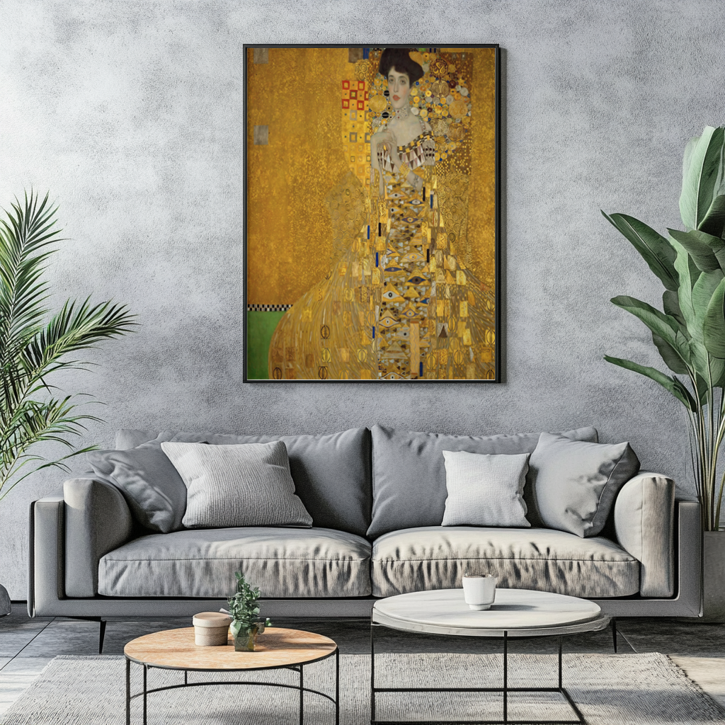 Portrait d'Adele Bloch-Bauer I - Gustav Klimt - Toile premium 430g (qualité galerie)