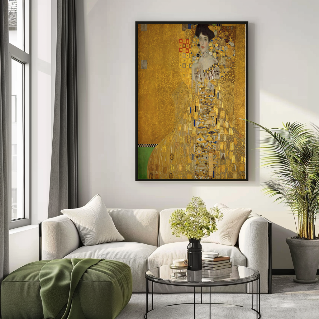 Portrait d'Adele Bloch-Bauer I - Gustav Klimt - Toile premium 430g (qualité galerie)