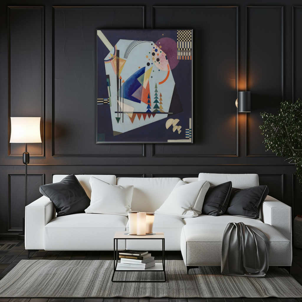 Trois sons - Vassily Kandinsky - Toile premium 430g (qualité galerie)