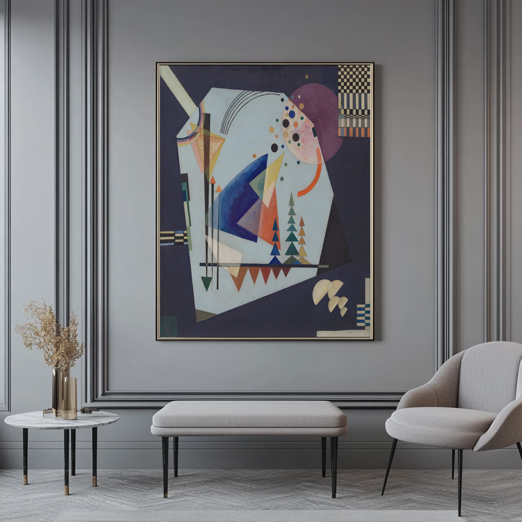 Trois sons - Vassily Kandinsky - Toile premium 430g (qualité galerie)