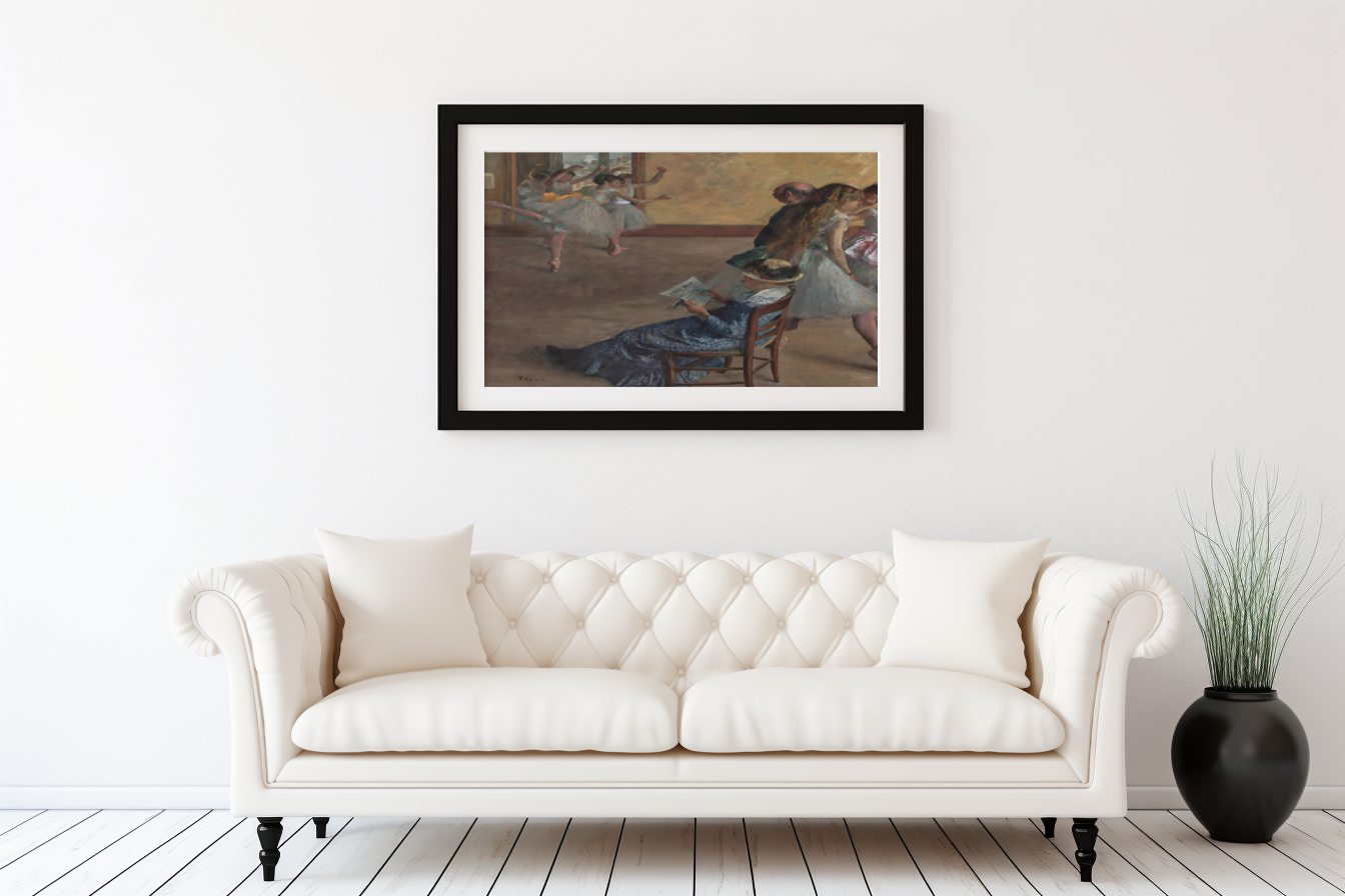 The Ballet Class - Edgar Degas - Premium Canvas 430g (gallery quality)