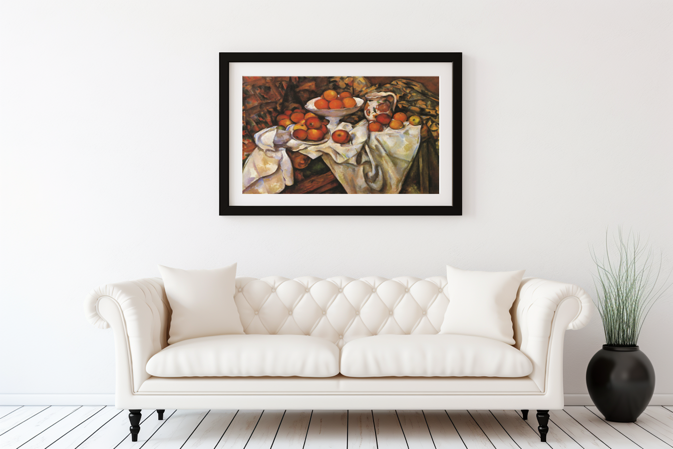 Nature with apples and oranges - Paul Cezanne - Premium Canvas 430g (gallery quality)