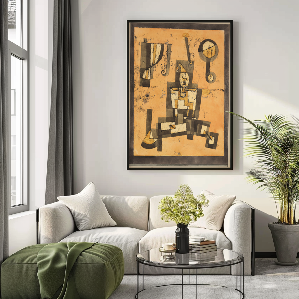 Pierrot captif - Paul Klee - Toile premium 430g (qualité galerie)