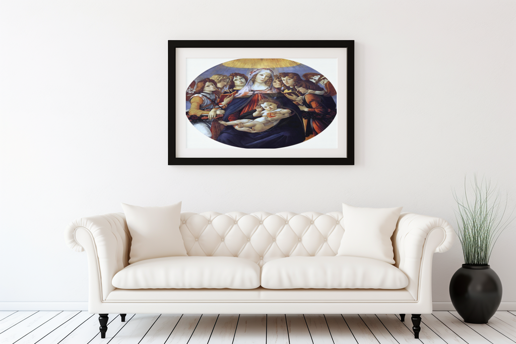 La vierge à la grenade - Sandro Botticelli - Toile premium 430g (qualité galerie)