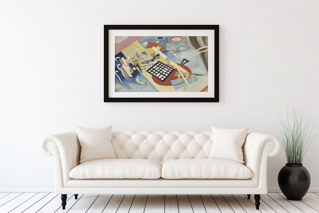 Grille noire - Vassily Kandinsky - Toile premium 430g (qualité galerie)