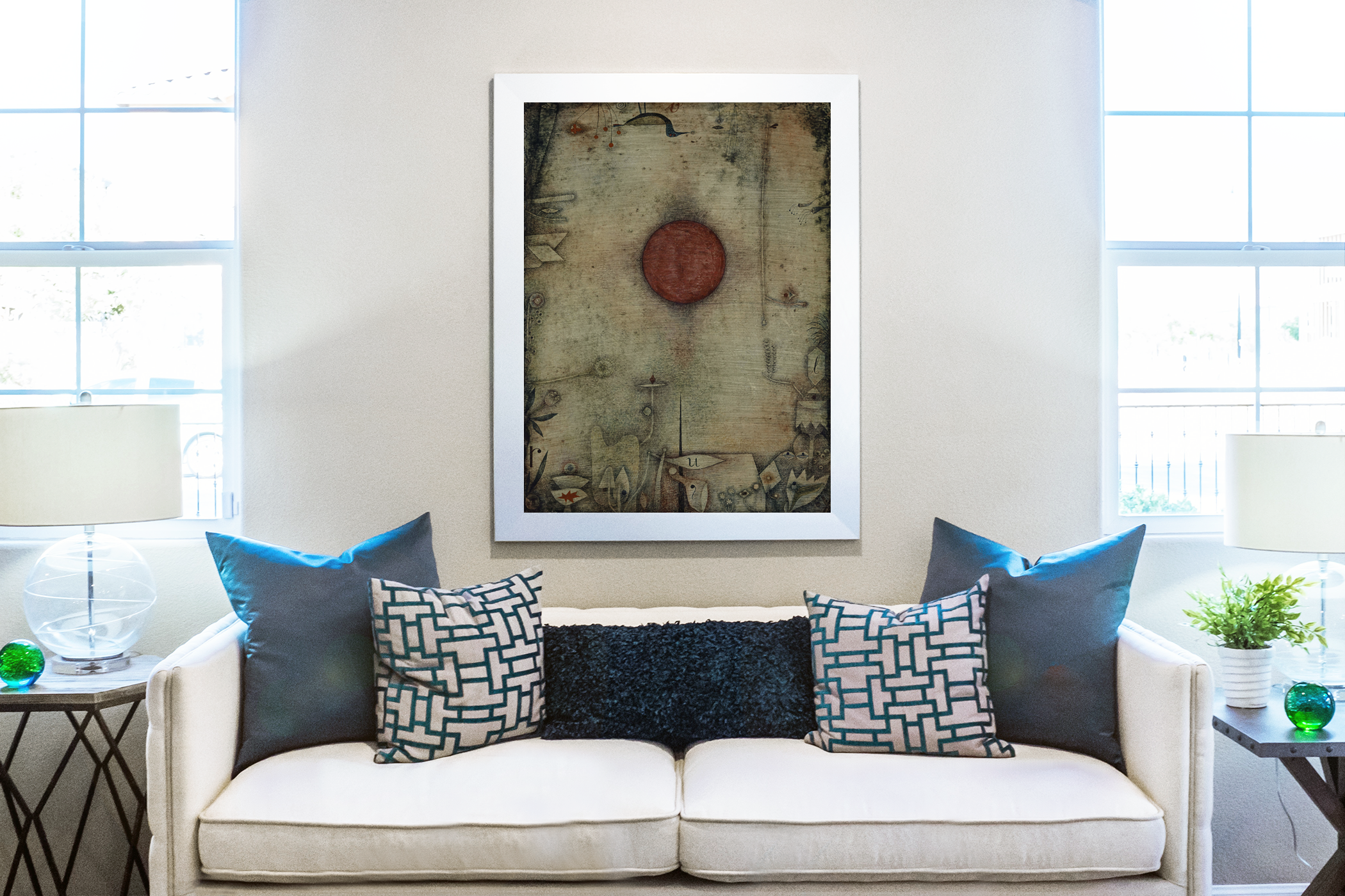 Marginal - Paul Klee - Premium 430g canvas (gallery quality)