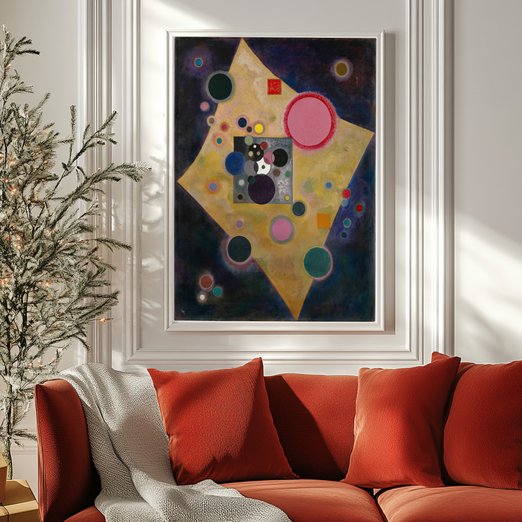 Accent en rose - Vassily Kandinsky - Toile premium 430g (qualité galerie)