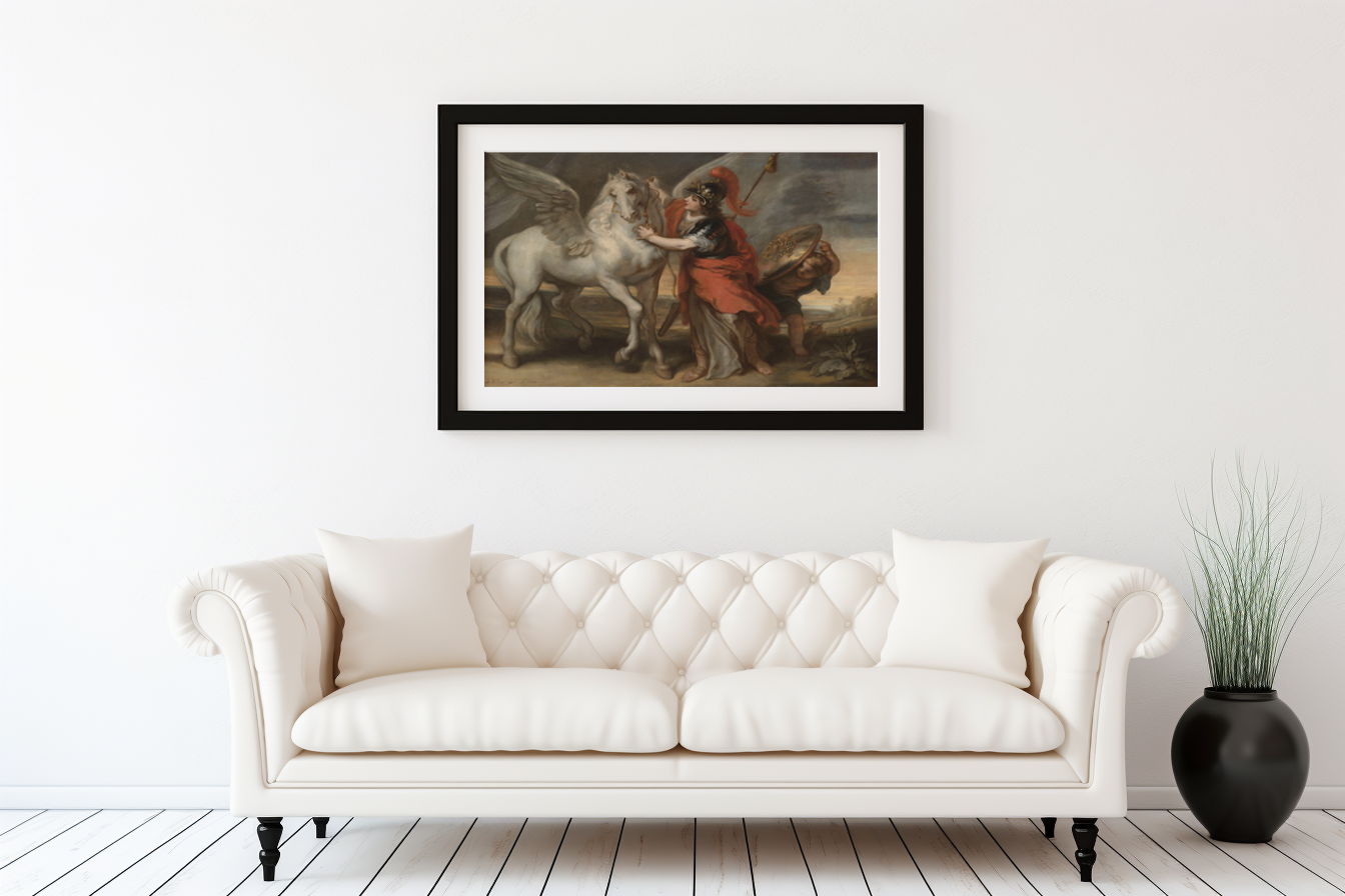 Athéna et Pégase - Theodoor van Thulden - Toile premium 430g (qualité galerie)