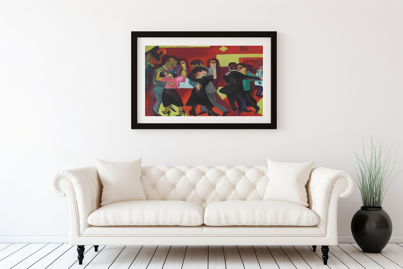 La danseuse - Ernst Ludwig Kirchner - Toile premium 430g (qualité galerie)