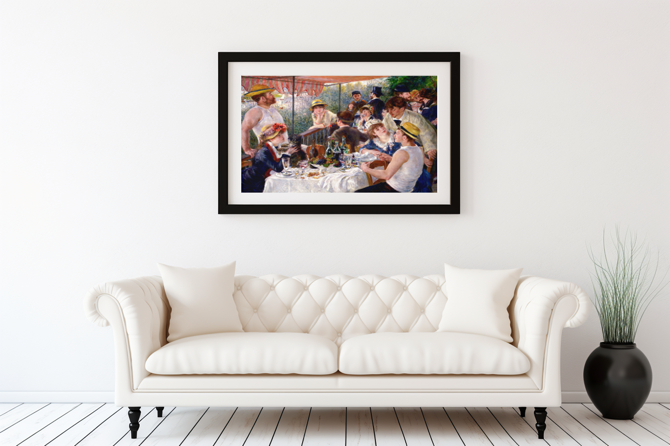 Luncheon of the Boating Party - Pierre-Auguste Renoir - Premium canvas 430g (gallery quality)