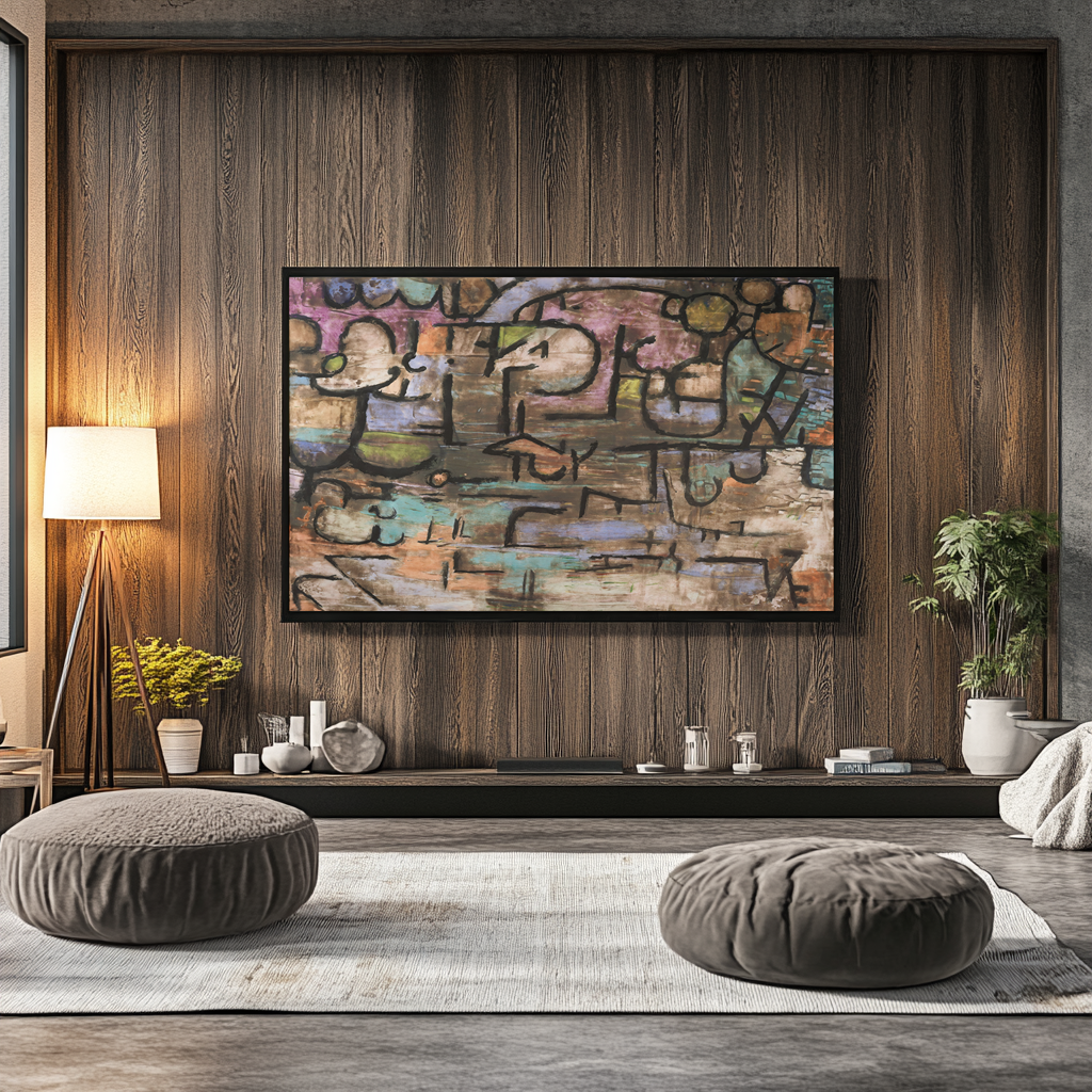 Après l'inondation - Paul Klee - Toile premium 430g (qualité galerie)