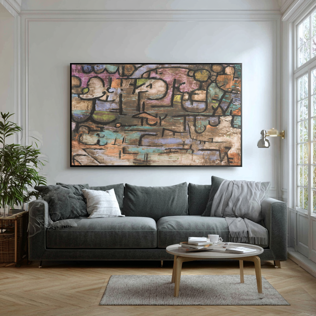 After the Flood - Paul Klee - Premium canvas 430g (gallery quality)