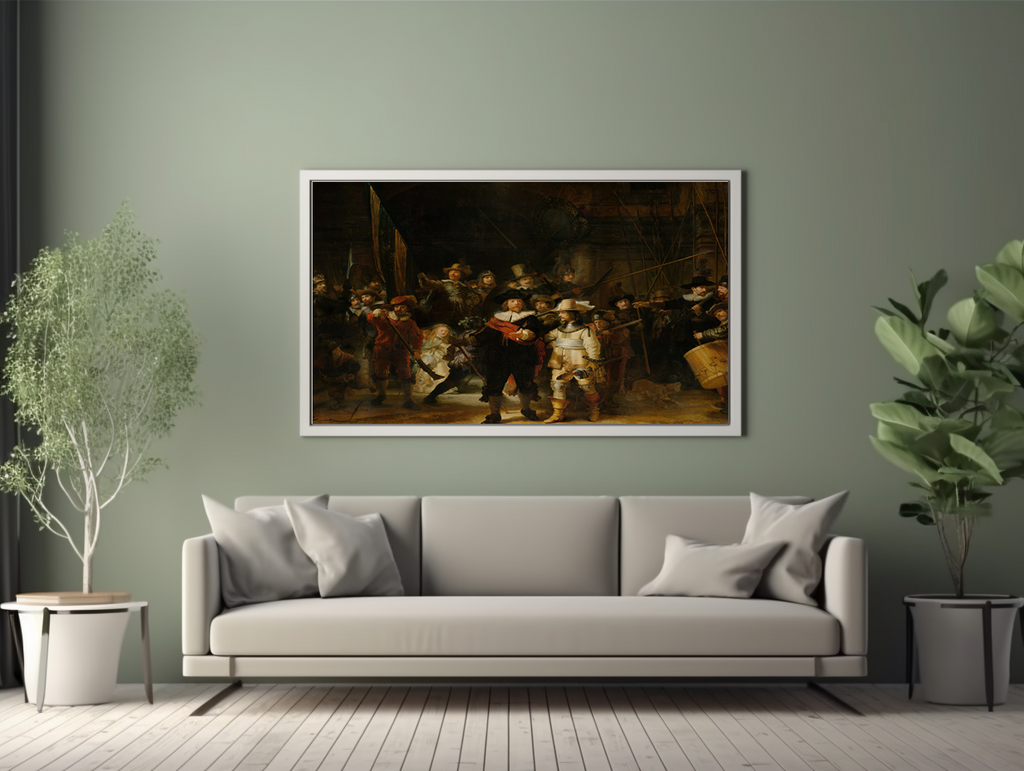 La Ronde de Nuit - Rembrandt Van Rijn - Toile premium 430g (qualité galerie)