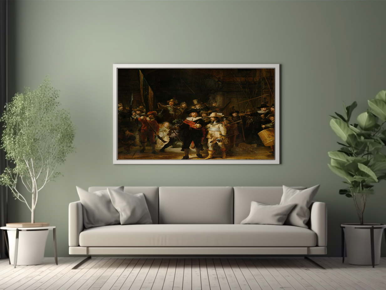 The Night Watch - Rembrandt Van Rijn - Premium canvas 430g (gallery quality)