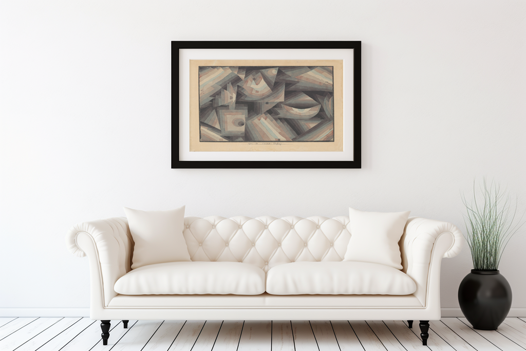 Gradation of Crystal - Paul Klee - Premium Canvas 430g (gallery quality)
