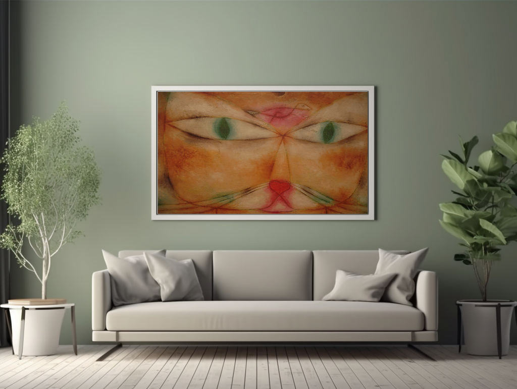 The Cat and the Bird - Paul Klee - Premium canvas 430g (gallery quality)