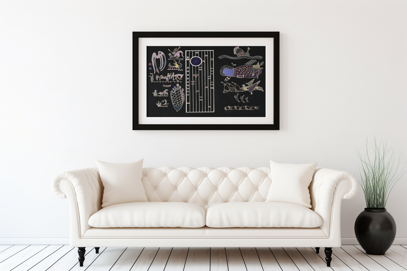 Peinture inachevée - Wassily Kandinsky - Toile premium 430g (qualité galerie)