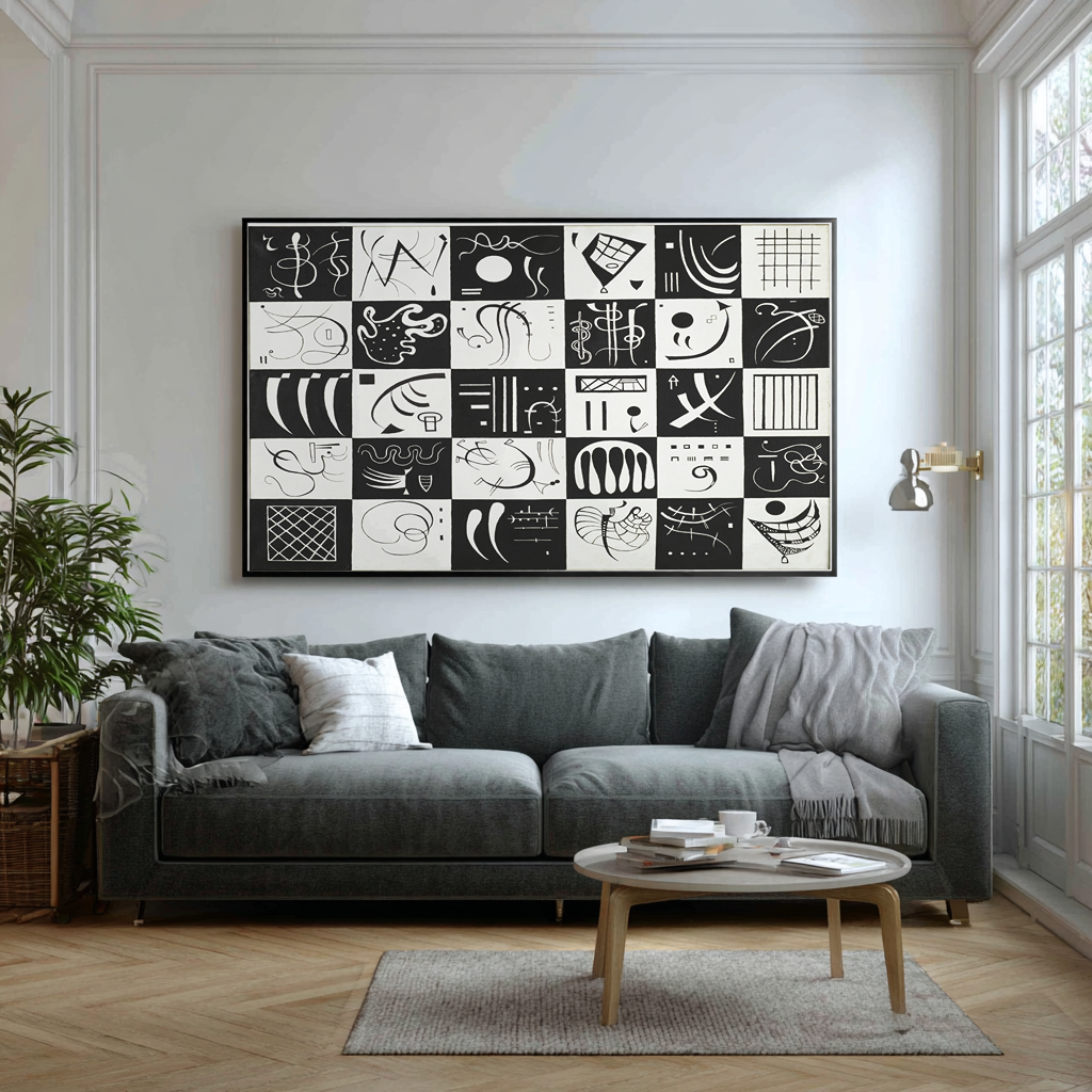 Trente - Vassily Kandinsky - Toile premium 430g (qualité galerie)