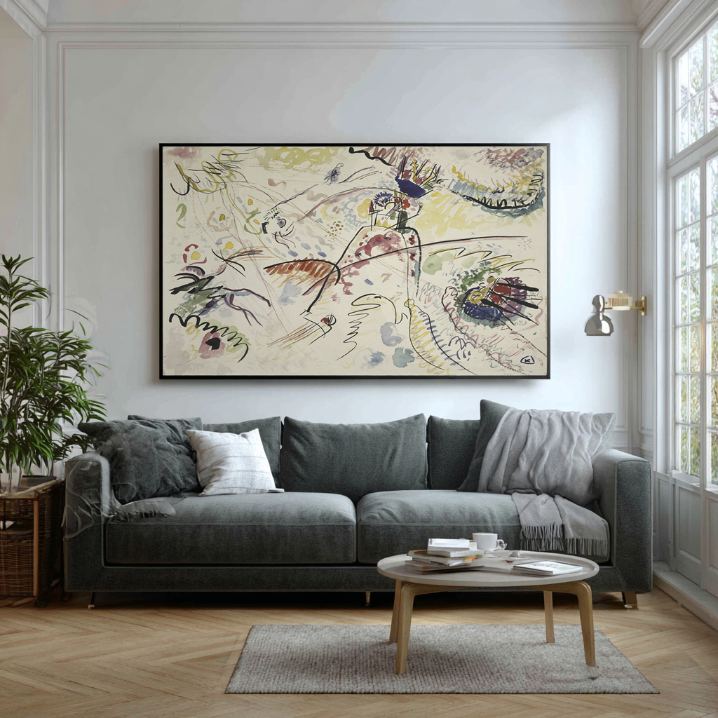 Study for Little Joys - Wassily Kandinsky - 430g Premium Canvas (Gallery Quality)