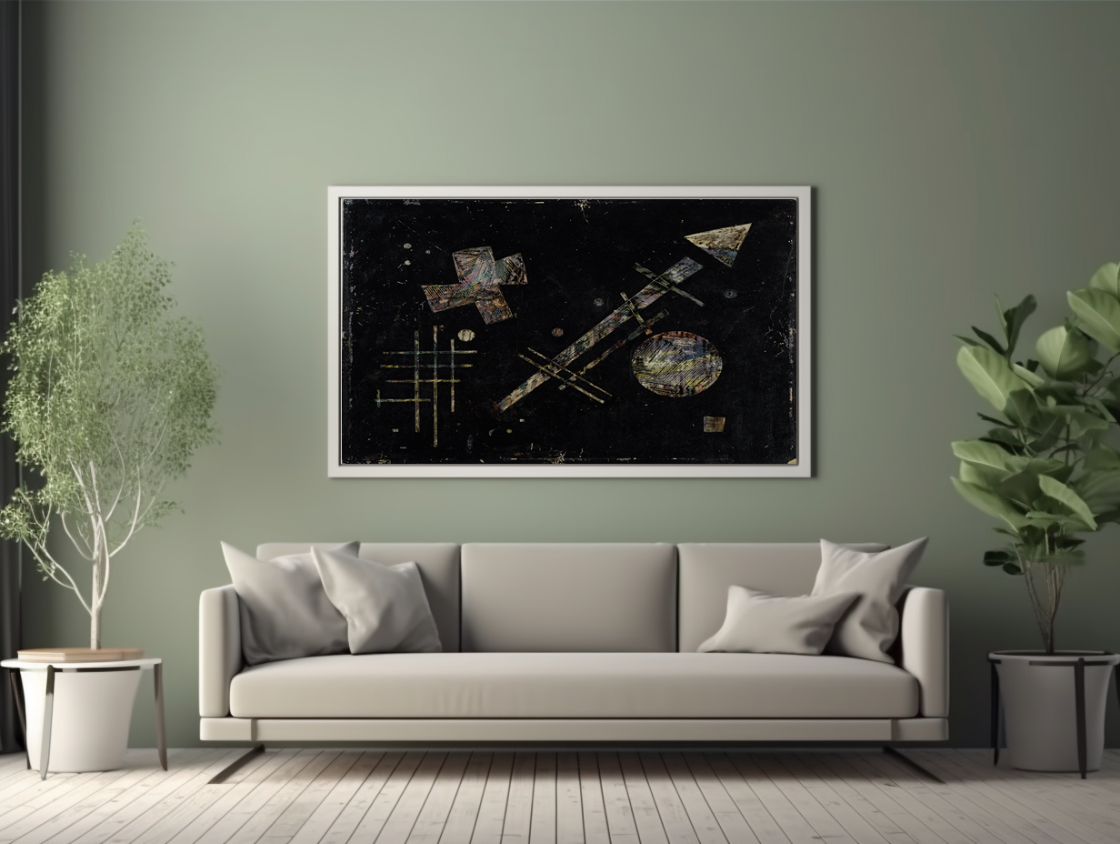 Sons isolés - Vassily Kandinsky - Toile premium 430g (qualité galerie)