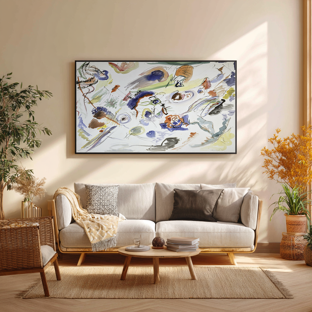 Étude pour composition VII, première abstraction - Wassily Kandinsky - Toile premium 430g (qualité galerie)
