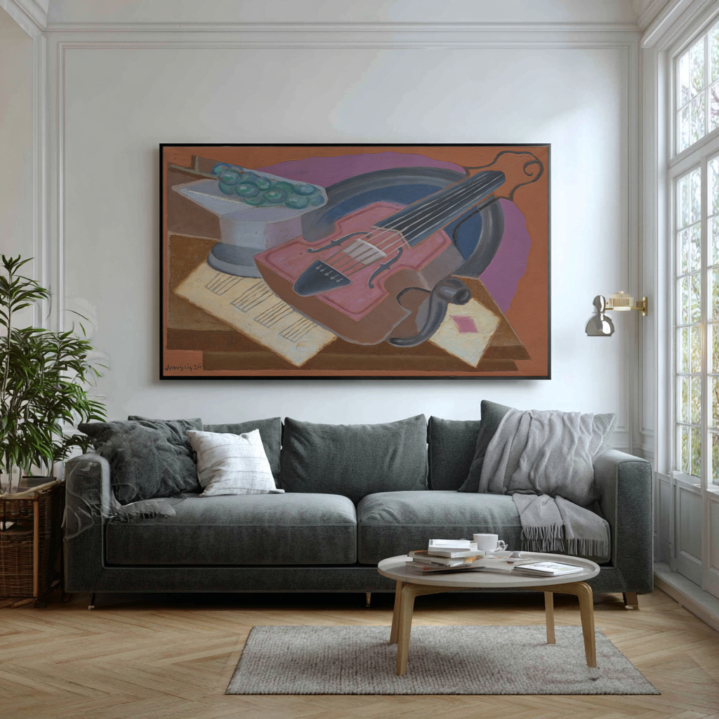 The Ace of Diamonds - Juan Gris - Premium Canvas 430g (gallery quality)