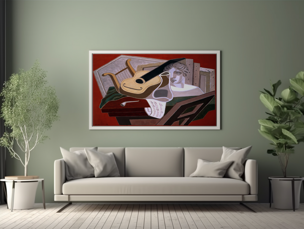 La table du musicien - Juan Gris - Toile premium 430g (qualité galerie)