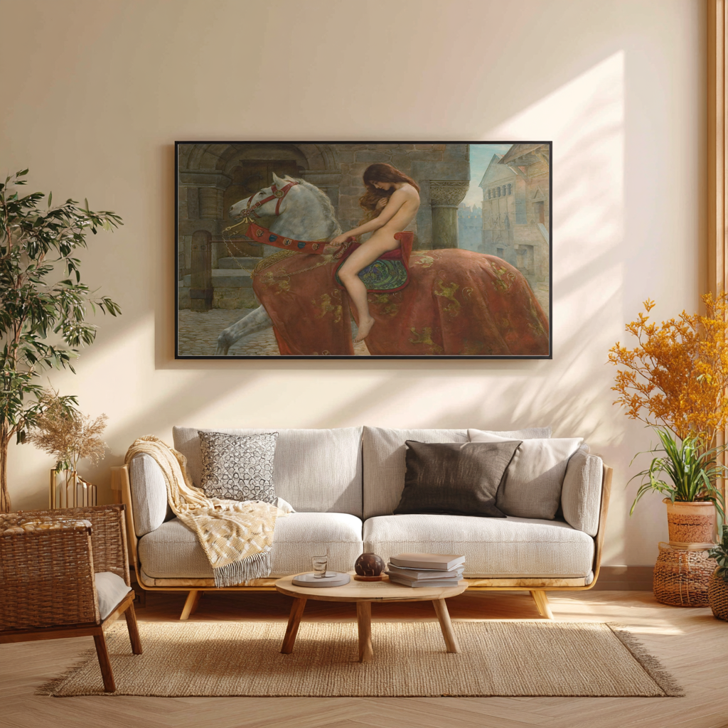 Lady Godiva - John Collier - Premium canvas 430g (gallery quality)
