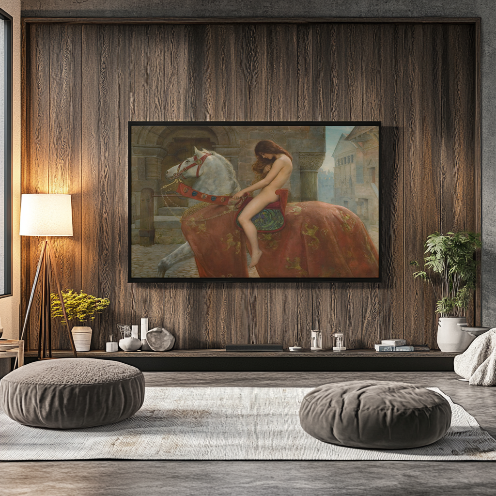 Lady Godiva - John Collier - Toile premium 430g (qualité galerie)