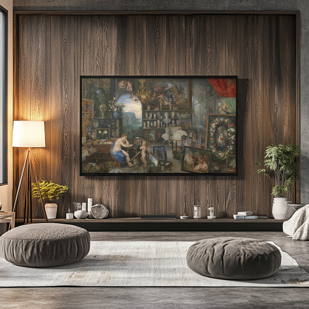 La vue - Jan Brueghel l'Ancien et Pierre Paul Rubens - Toile premium 430g (qualité galerie)