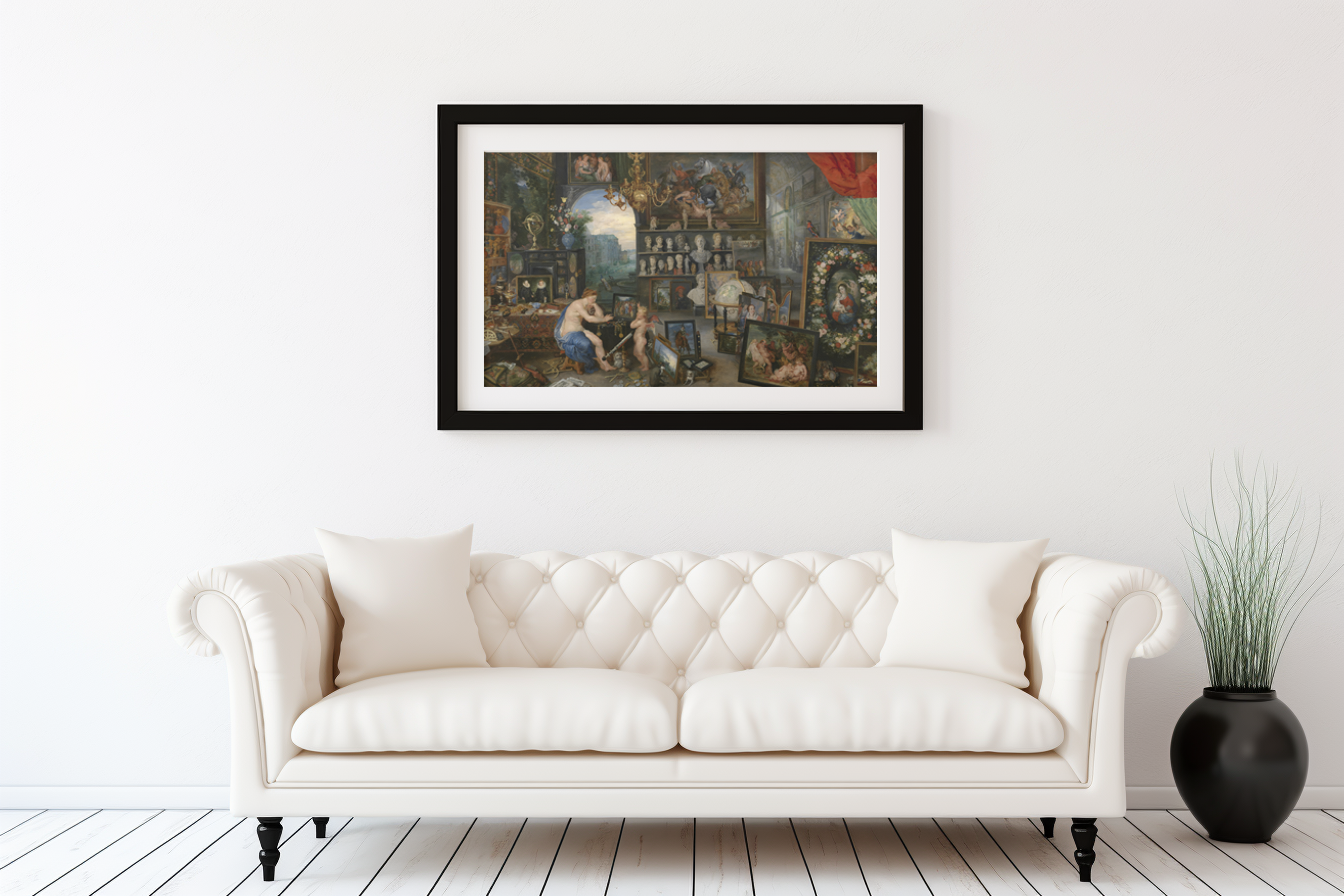 The Sight - Jan Brueghel the Elder and Peter Paul Rubens - Premium Canvas 430g (gallery quality)