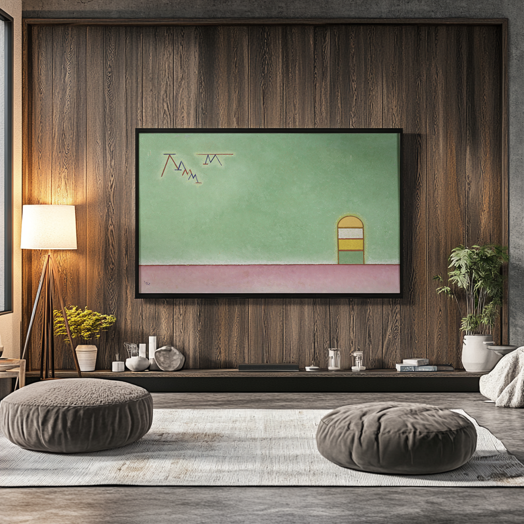 Vide Vert - Wassily Kandinsky - Toile premium 430g (qualité galerie)