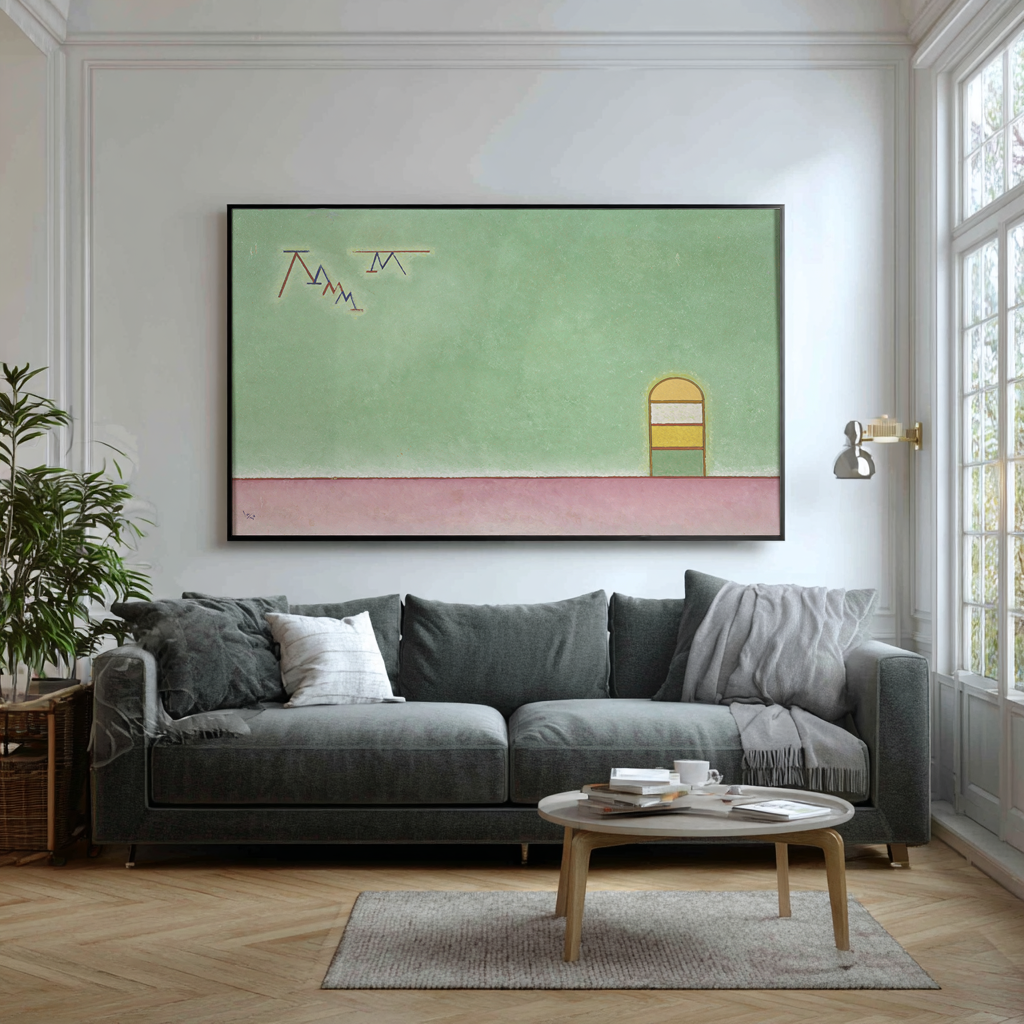 Vide Vert - Wassily Kandinsky - Toile premium 430g (qualité galerie)