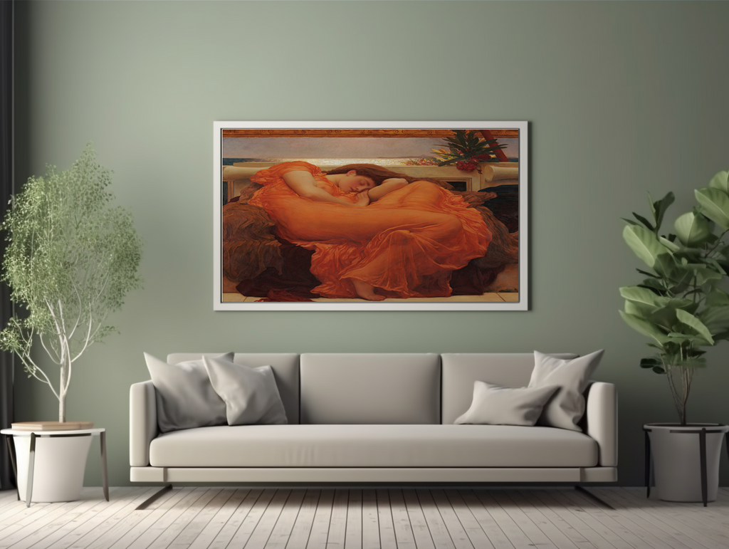 Soleil ardent de juin - Sir Frederic Leighton - Toile premium 430g (qualité galerie)