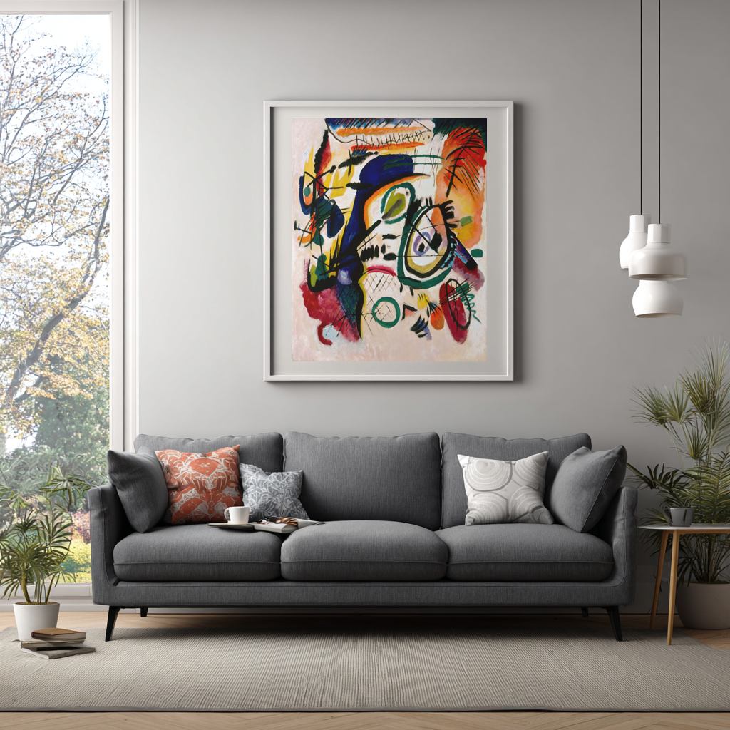 Fragment I pour la composition VII - Vassily Kandinsky - Toile premium 430g (qualité galerie)